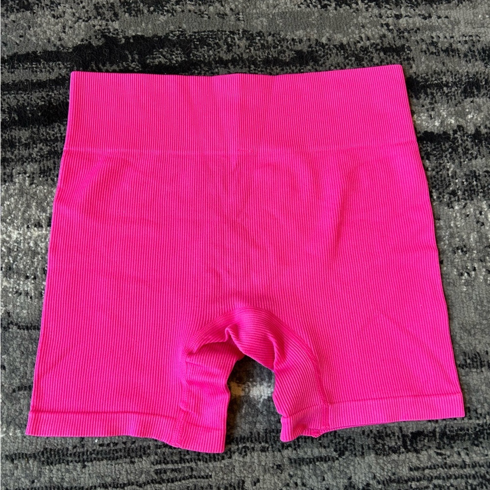 WILD FABLE Hot Pink Ribbed Athletic Shorts